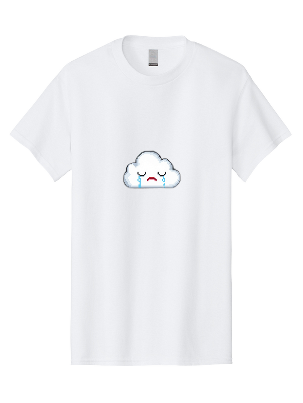 Crying-Cloud-2 Men'S Graphic Tee, 100% Cotton, Comfortable Casual Summer Wear, Machine Washable, Vintage Camera, Old Camera, Antique Camera, Black Camera, Classic Photography, Photography Equipment, Nostalgic Device, Film Camera, Camera Art Bak349
