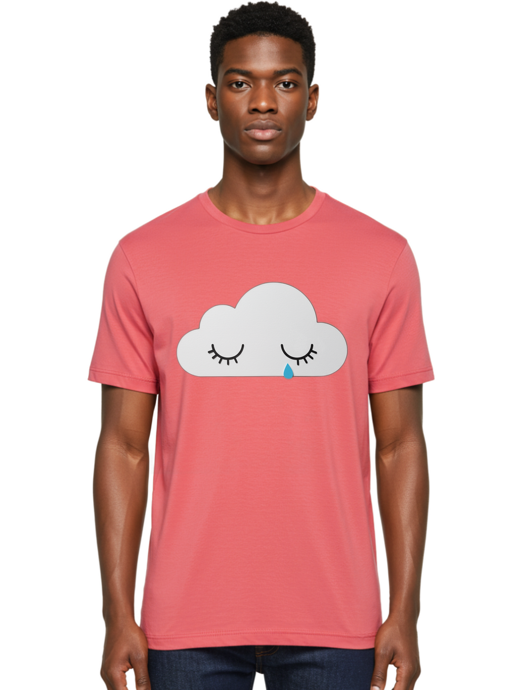 Crying-Cloud-5 Men'S Graphic Tee, 100% Cotton, Comfortable Casual Summer Wear, Machine Washable, Vintage Camera, Old Camera, Antique Camera, Black Camera, Classic Photography, Photography Equipment, Nostalgic Device, Film Camera, Camera Art Bak352