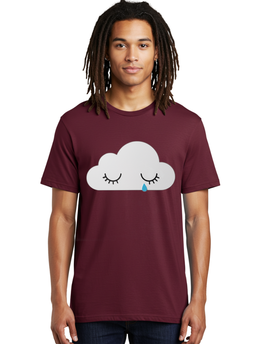 Crying-Cloud-5 Men'S Graphic Tee, 100% Cotton, Comfortable Casual Summer Wear, Machine Washable, Vintage Camera, Old Camera, Antique Camera, Black Camera, Classic Photography, Photography Equipment, Nostalgic Device, Film Camera, Camera Art Bak352