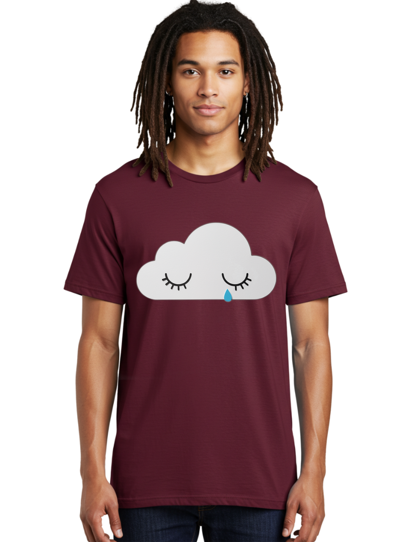 Crying-Cloud-5 Men'S Graphic Tee, 100% Cotton, Comfortable Casual Summer Wear, Machine Washable, Vintage Camera, Old Camera, Antique Camera, Black Camera, Classic Photography, Photography Equipment, Nostalgic Device, Film Camera, Camera Art Bak352