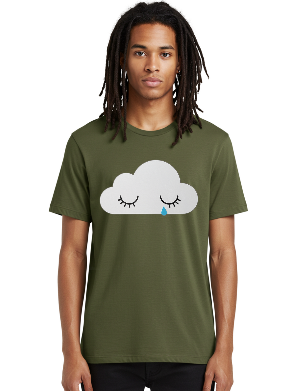 Crying-Cloud-5 Men'S Graphic Tee, 100% Cotton, Comfortable Casual Summer Wear, Machine Washable, Vintage Camera, Old Camera, Antique Camera, Black Camera, Classic Photography, Photography Equipment, Nostalgic Device, Film Camera, Camera Art Bak352