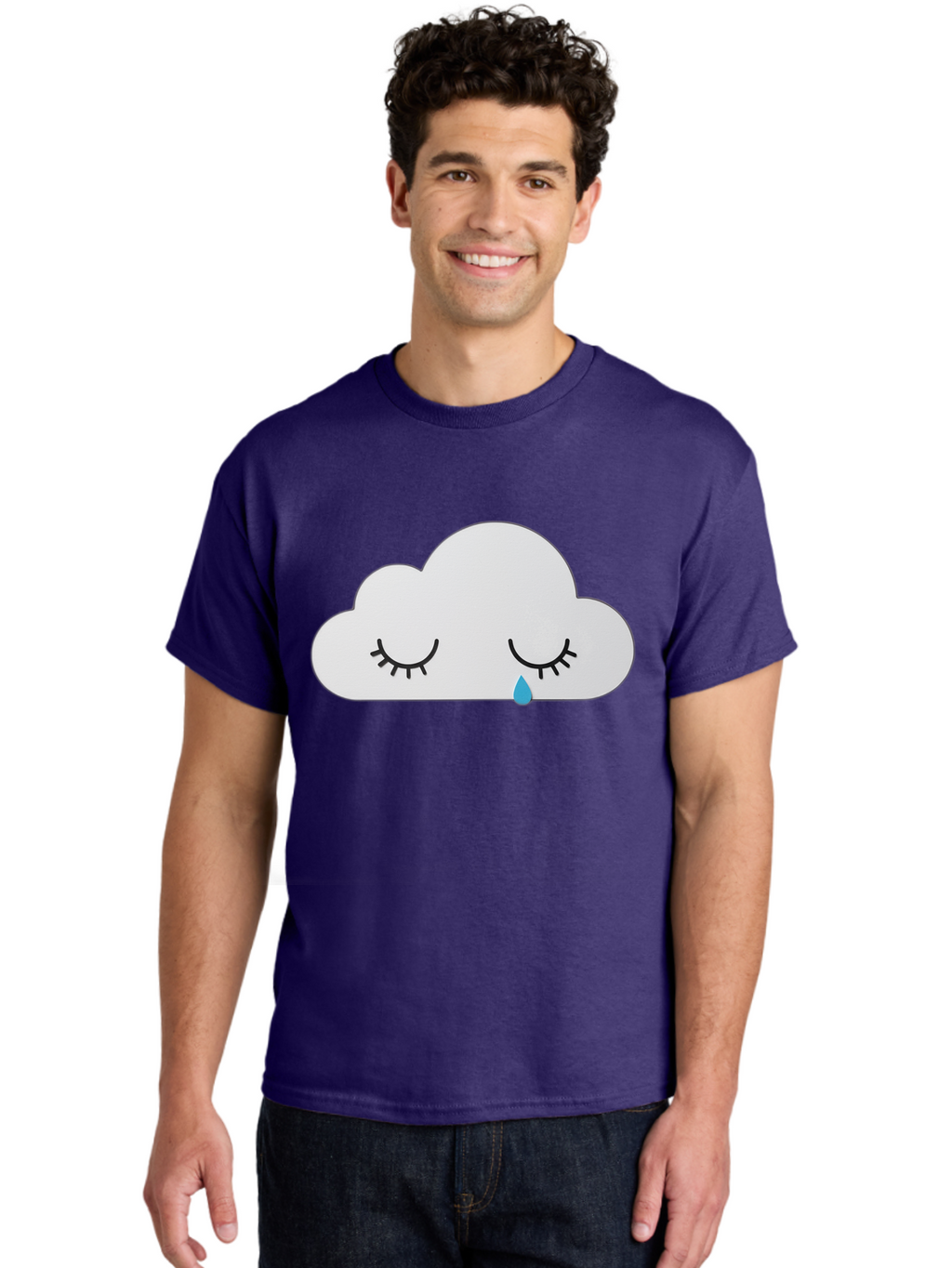 Crying-Cloud-5 Men'S Graphic Tee, 100% Cotton, Comfortable Casual Summer Wear, Machine Washable, Vintage Camera, Old Camera, Antique Camera, Black Camera, Classic Photography, Photography Equipment, Nostalgic Device, Film Camera, Camera Art Bak352