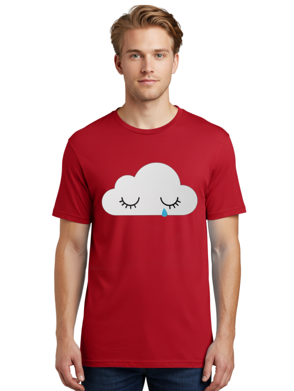 Crying-Cloud-5 Men'S Graphic Tee, 100% Cotton, Comfortable Casual Summer Wear, Machine Washable, Vintage Camera, Old Camera, Antique Camera, Black Camera, Classic Photography, Photography Equipment, Nostalgic Device, Film Camera, Camera Art Bak352