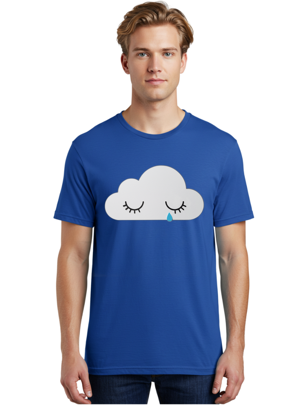 Crying-Cloud-5 Men'S Graphic Tee, 100% Cotton, Comfortable Casual Summer Wear, Machine Washable, Vintage Camera, Old Camera, Antique Camera, Black Camera, Classic Photography, Photography Equipment, Nostalgic Device, Film Camera, Camera Art Bak352