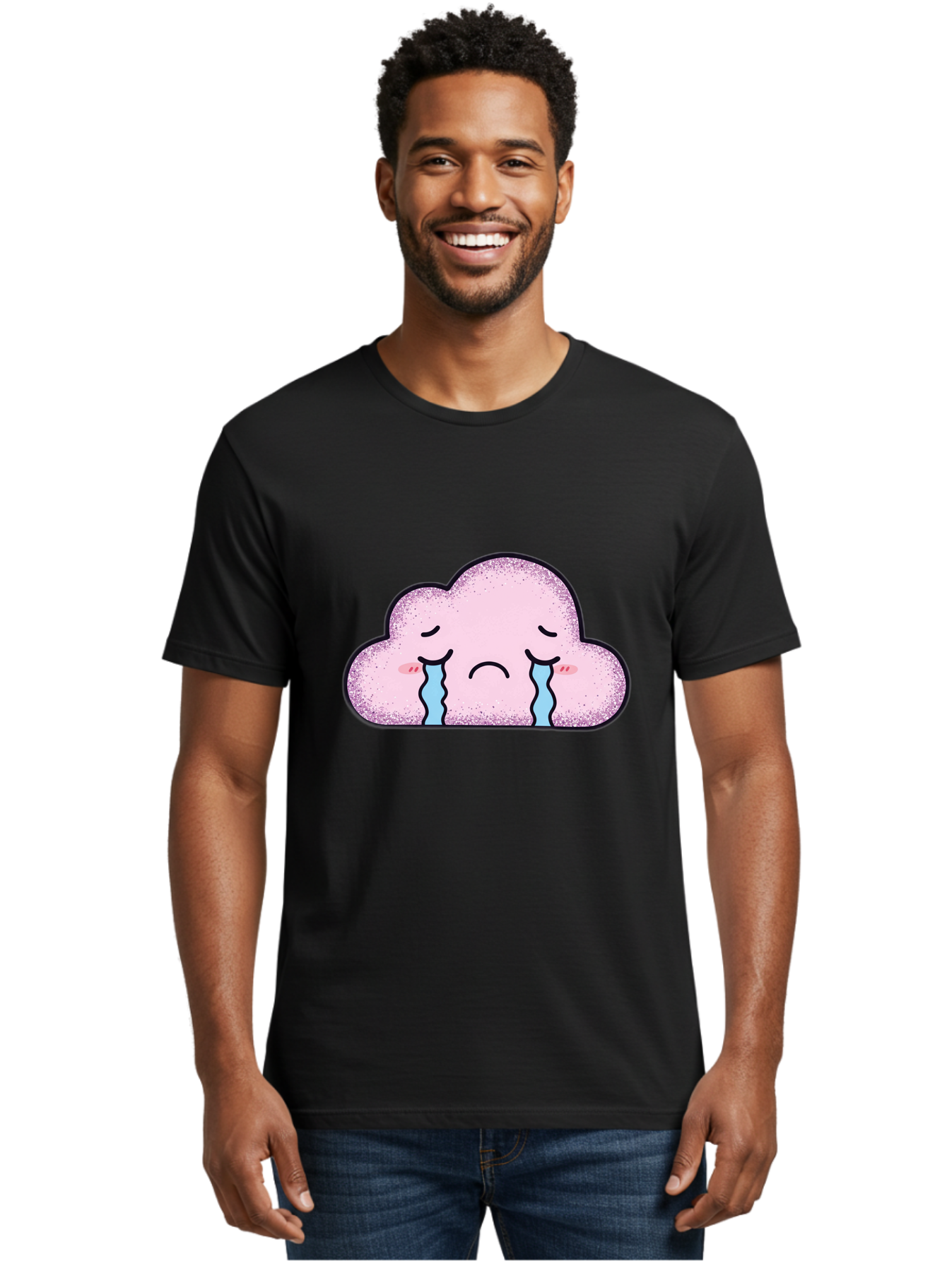 Crying-Cloud-6 Men'S Graphic Tee, 100% Cotton, Comfortable Casual Summer Wear, Machine Washable, Vintage Camera, Old Camera, Antique Camera, Black Camera, Classic Photography, Photography Equipment, Nostalgic Device, Film Camera, Camera Art Bak353
