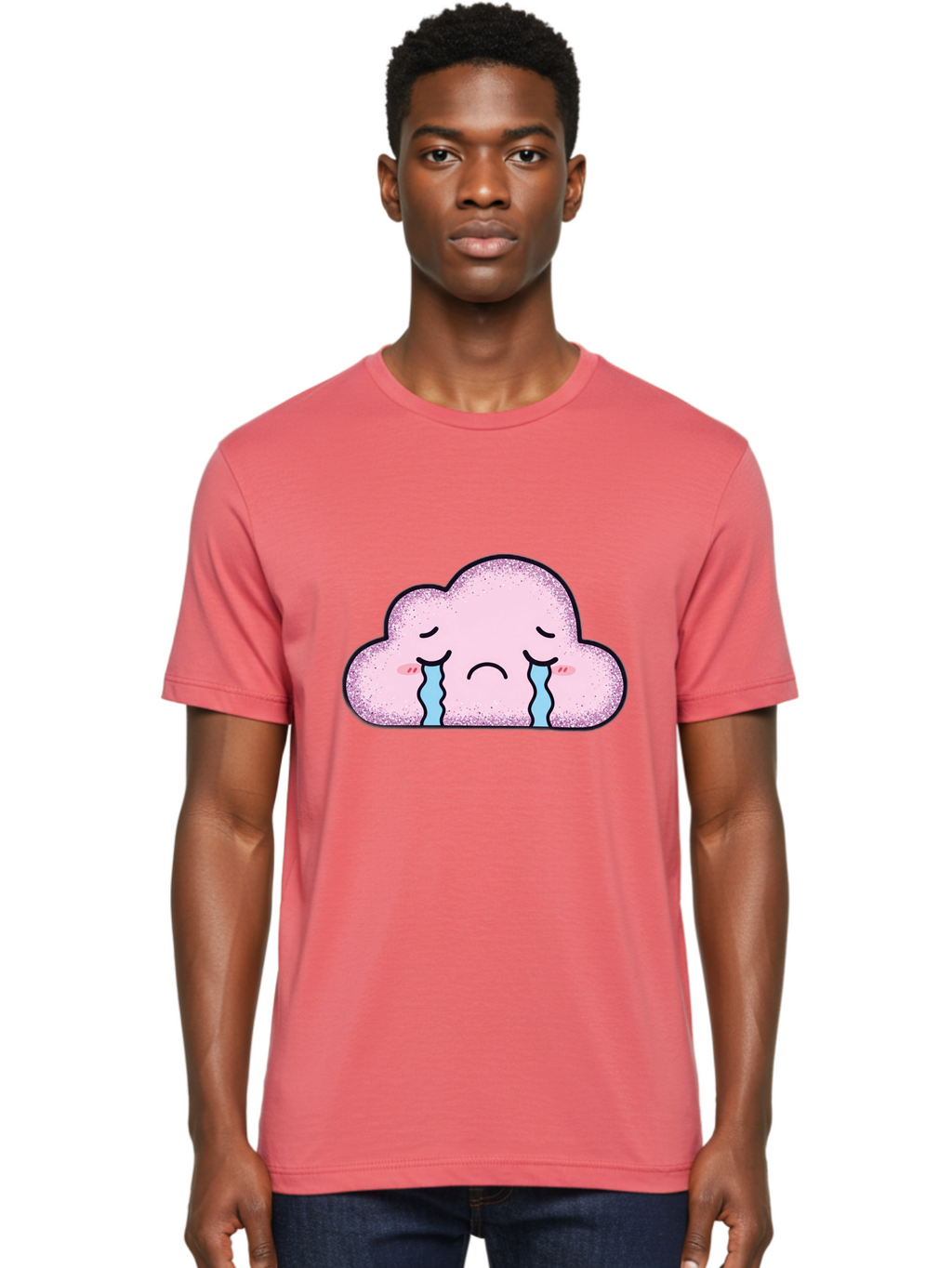 Crying-Cloud-6 Men'S Graphic Tee, 100% Cotton, Comfortable Casual Summer Wear, Machine Washable, Vintage Camera, Old Camera, Antique Camera, Black Camera, Classic Photography, Photography Equipment, Nostalgic Device, Film Camera, Camera Art Bak353