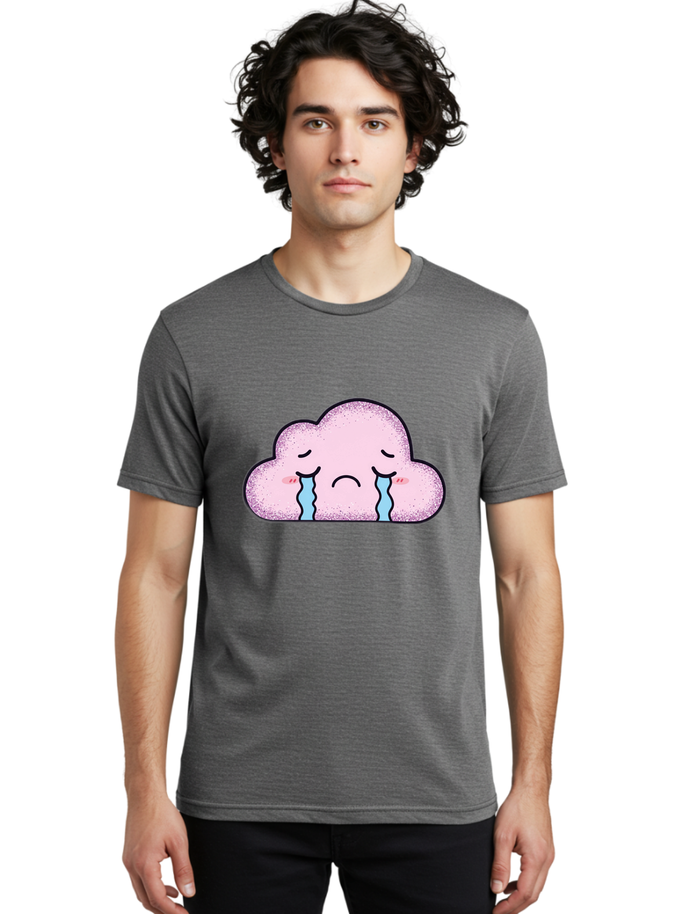 Crying-Cloud-6 Men'S Graphic Tee, 100% Cotton, Comfortable Casual Summer Wear, Machine Washable, Vintage Camera, Old Camera, Antique Camera, Black Camera, Classic Photography, Photography Equipment, Nostalgic Device, Film Camera, Camera Art Bak353