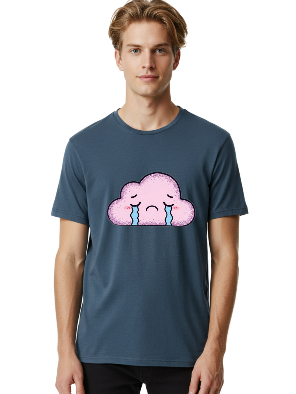 Crying-Cloud-6 Men'S Graphic Tee, 100% Cotton, Comfortable Casual Summer Wear, Machine Washable, Vintage Camera, Old Camera, Antique Camera, Black Camera, Classic Photography, Photography Equipment, Nostalgic Device, Film Camera, Camera Art Bak353