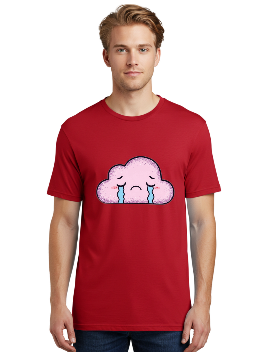 Crying-Cloud-6 Men'S Graphic Tee, 100% Cotton, Comfortable Casual Summer Wear, Machine Washable, Vintage Camera, Old Camera, Antique Camera, Black Camera, Classic Photography, Photography Equipment, Nostalgic Device, Film Camera, Camera Art Bak353