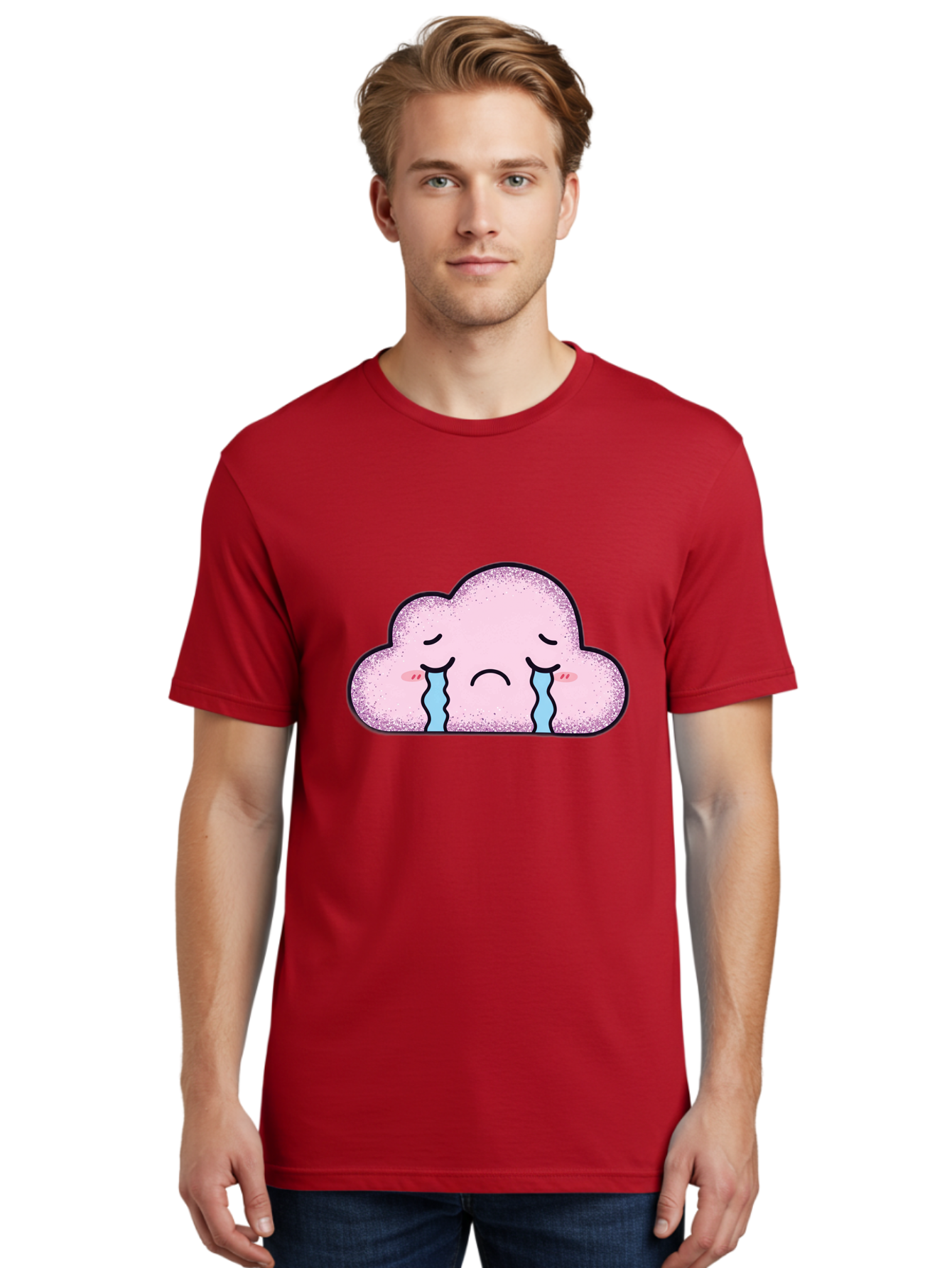 Crying-Cloud-6 Men'S Graphic Tee, 100% Cotton, Comfortable Casual Summer Wear, Machine Washable, Vintage Camera, Old Camera, Antique Camera, Black Camera, Classic Photography, Photography Equipment, Nostalgic Device, Film Camera, Camera Art Bak353