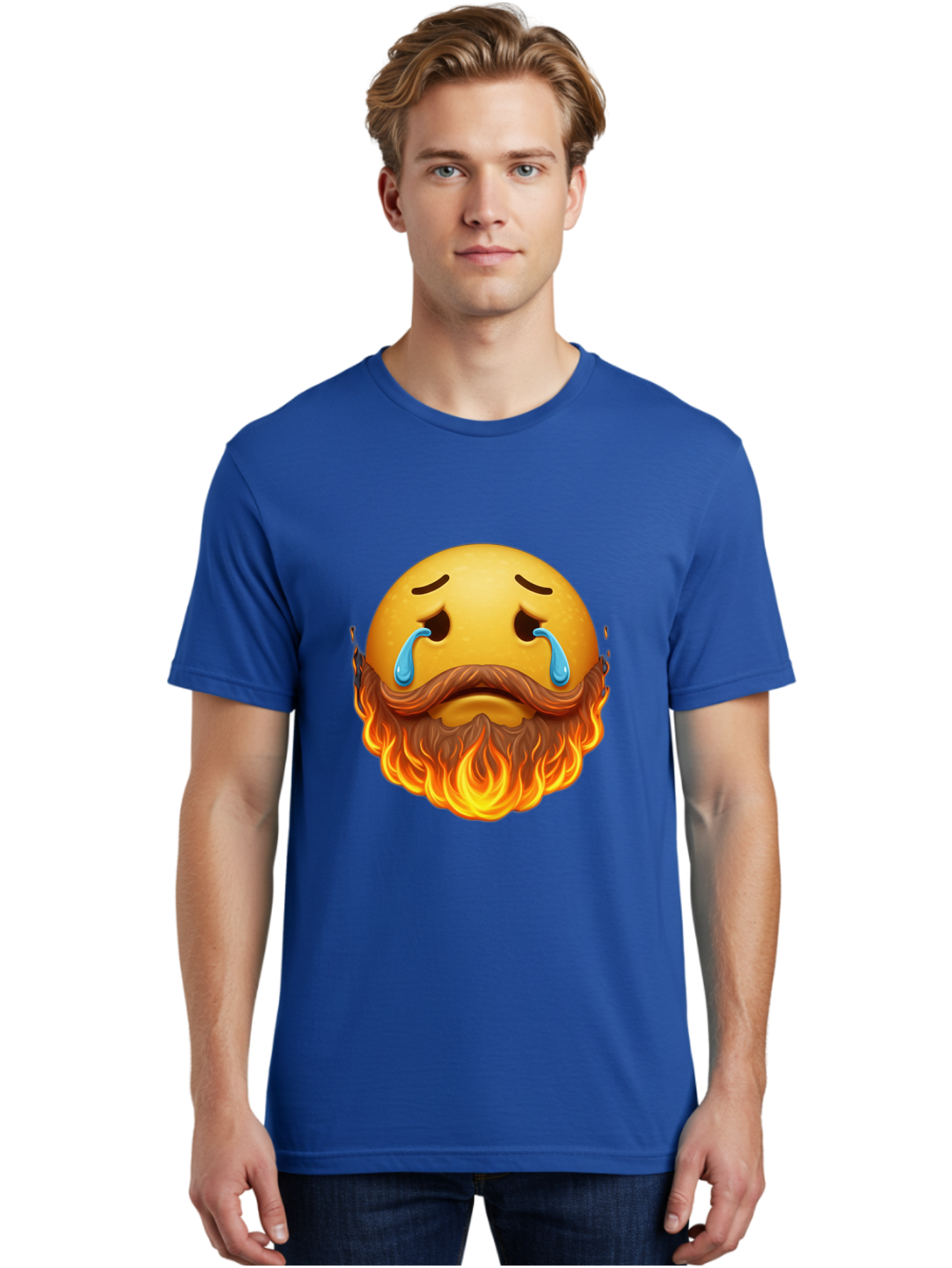 Crying-Fire-Emoji Men'S Graphic Tee, 100% Cotton, Comfortable Casual Summer Wear, Machine Washable, Vintage Camera, Old Camera, Antique Camera, Black Camera, Classic Photography, Photography Equipment, Nostalgic Device, Film Camera, Camera Art Bak358