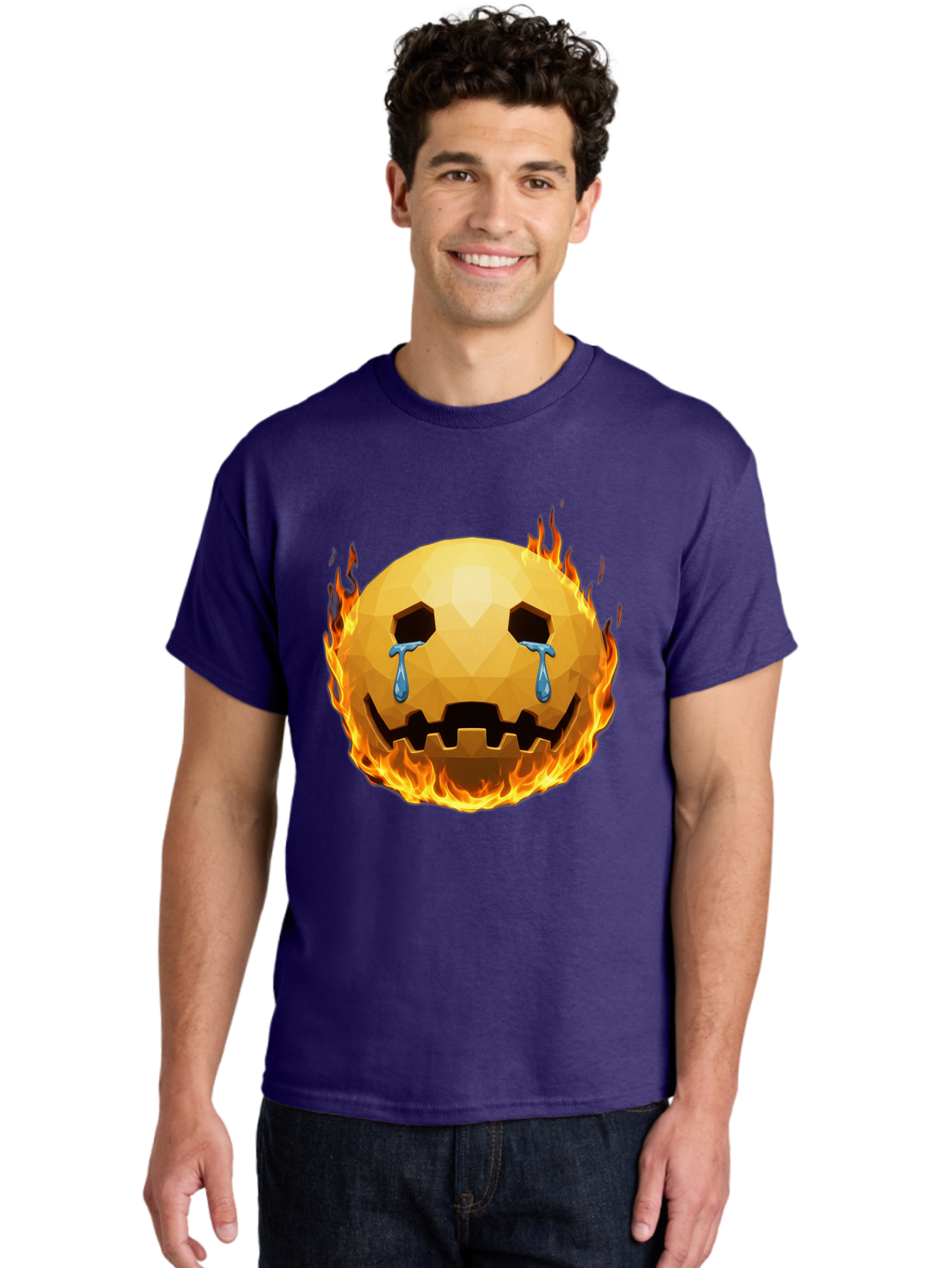 Crying-Flaming-Face Men'S Graphic Tee, 100% Cotton, Comfortable Casual Summer Wear, Machine Washable, Vintage Camera, Old Camera, Antique Camera, Black Camera, Classic Photography, Photography Equipment, Nostalgic Device, Film Camera, Bak360