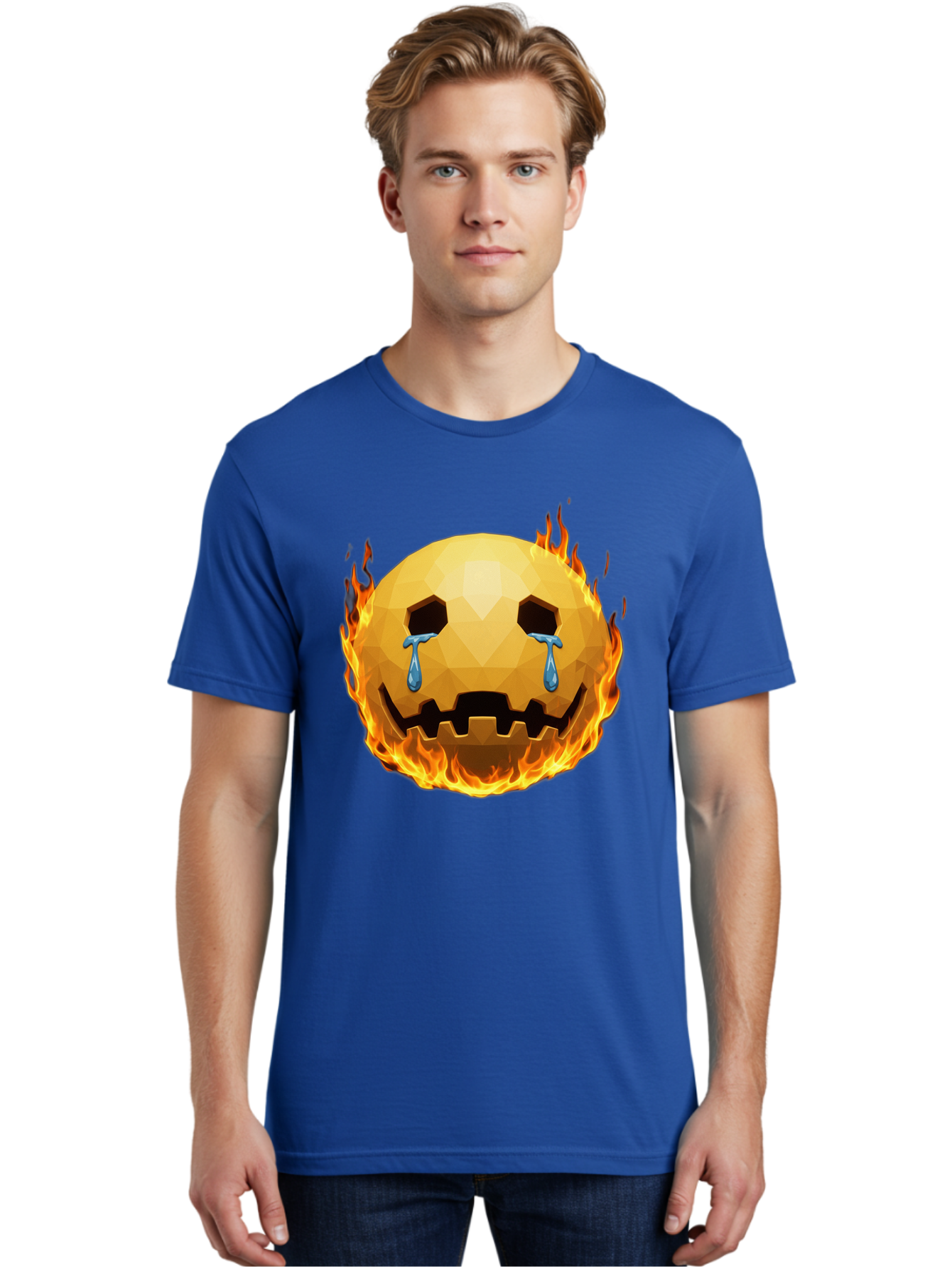 Crying-Flaming-Face Men'S Graphic Tee, 100% Cotton, Comfortable Casual Summer Wear, Machine Washable, Vintage Camera, Old Camera, Antique Camera, Black Camera, Classic Photography, Photography Equipment, Nostalgic Device, Film Camera, Bak360
