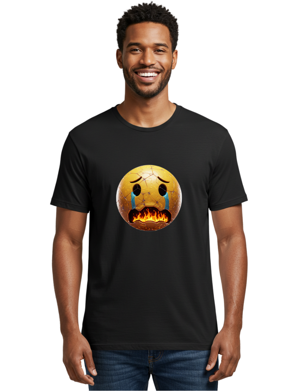 Crying-Soccer-Ball-Emoji Men'S Graphic Tee, 100% Cotton, Comfortable Casual Summer Wear, Machine Washable, Vintage Camera, Old Camera, Antique Camera, Black Camera, Classic Photography, Photography Equipment, Nostalgic Device, Film Camera, Bak362