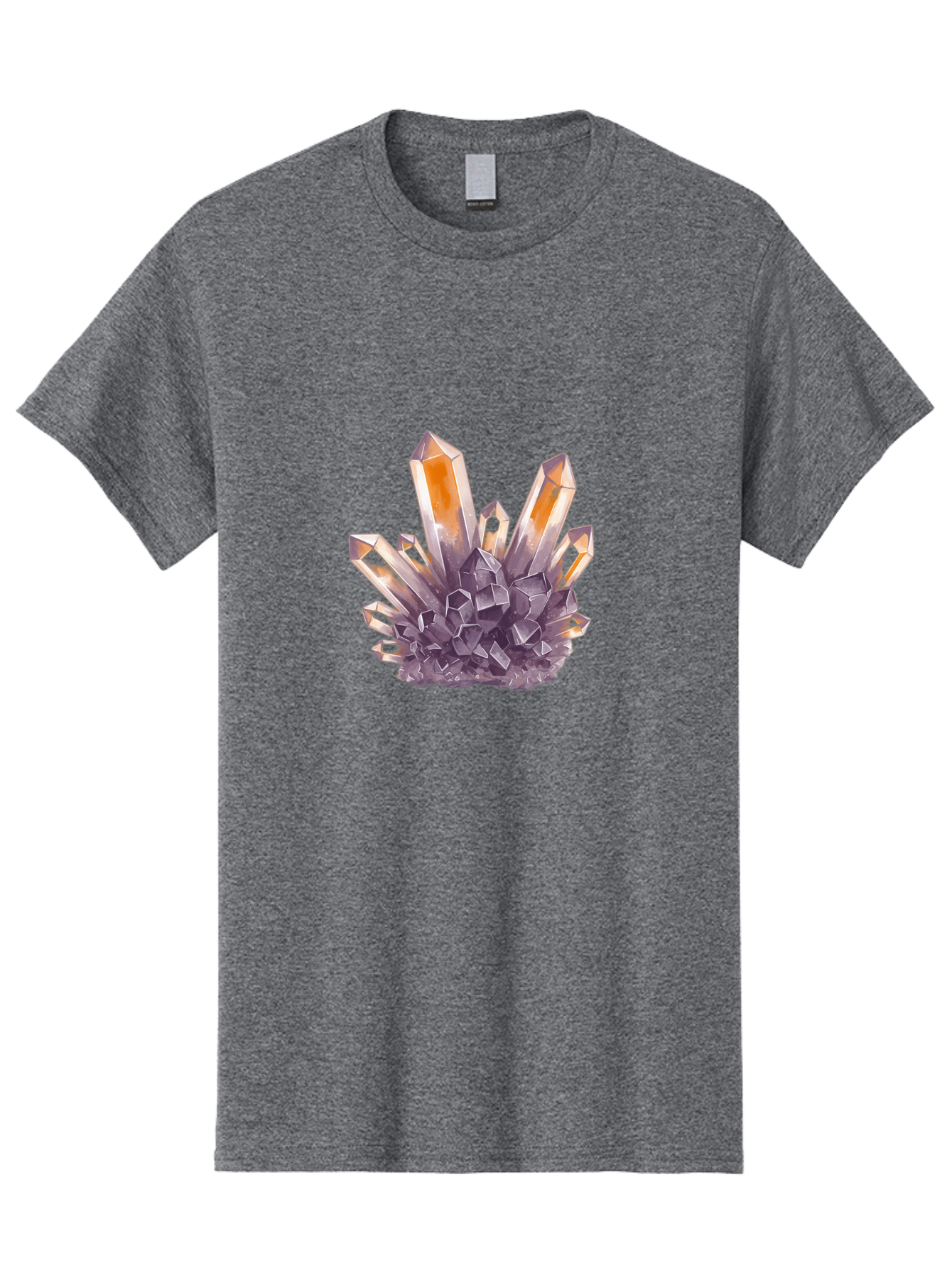 Crystal-Cluster-1 Men'S Graphic Tee, 100% Cotton, Comfortable Casual Summer Wear, Machine Washable, Vintage Camera, Old Camera, Antique Camera, Black Camera, Classic Photography, Photography Equipment, Nostalgic Device, Film Camera, Camera Art Bak365