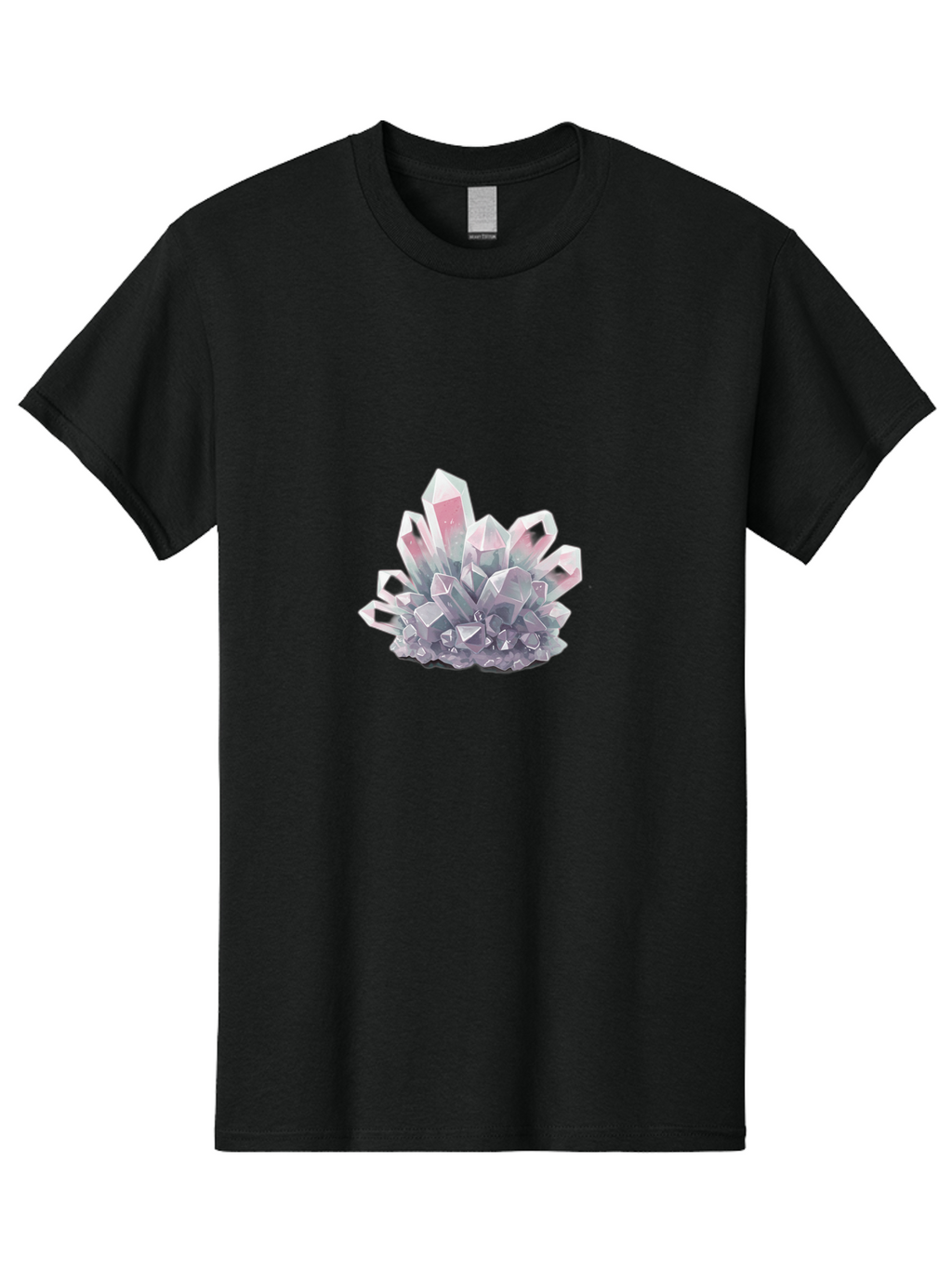 Crystal-Cluster-3 Men'S Graphic Tee, 100% Cotton, Comfortable Casual Summer Wear, Machine Washable, Vintage Camera, Old Camera, Antique Camera, Black Camera, Classic Photography, Photography Equipment, Nostalgic Device, Film Camera, Camera Art Bak367