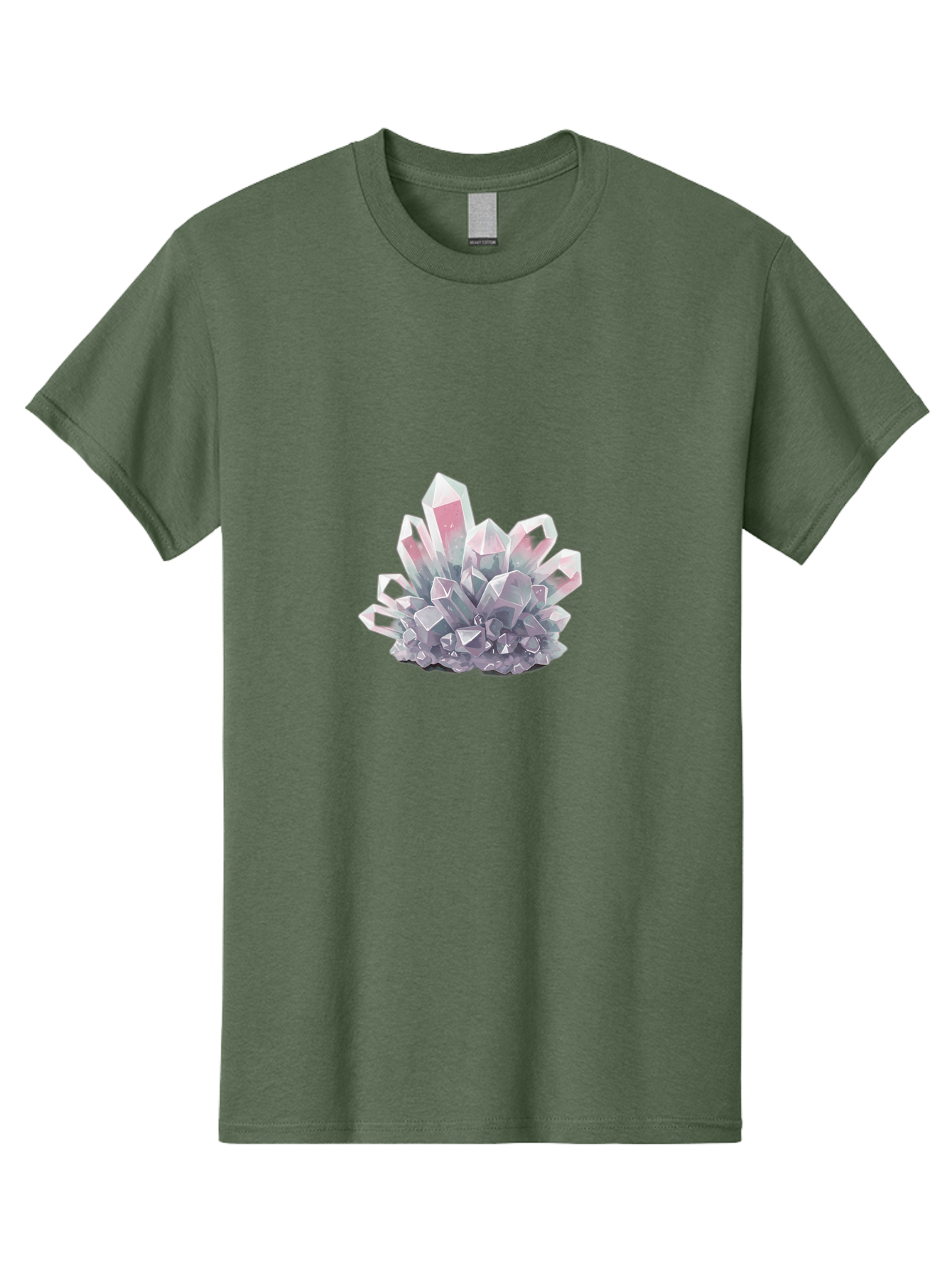 Crystal-Cluster-3 Men'S Graphic Tee, 100% Cotton, Comfortable Casual Summer Wear, Machine Washable, Vintage Camera, Old Camera, Antique Camera, Black Camera, Classic Photography, Photography Equipment, Nostalgic Device, Film Camera, Camera Art Bak367