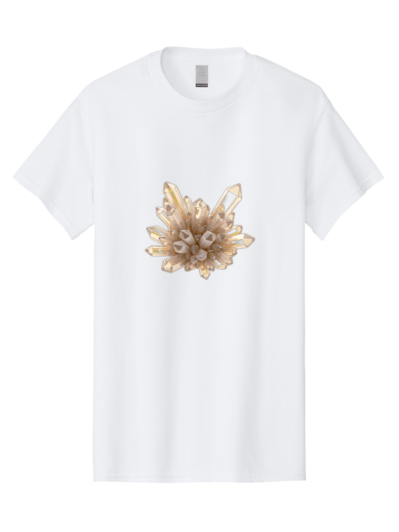 Crystal-Cluster-4 Men'S Graphic Tee, 100% Cotton, Comfortable Casual Summer Wear, Machine Washable, Vintage Camera, Old Camera, Antique Camera, Black Camera, Classic Photography, Photography Equipment, Nostalgic Device, Film Camera, Camera Art Bak368