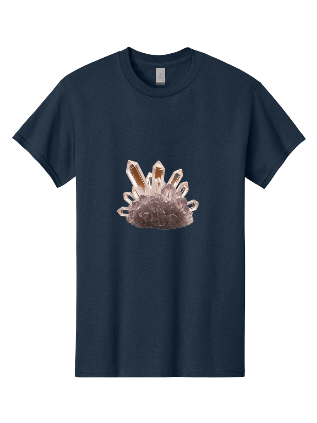 Crystal-Cluster-5 Men'S Graphic Tee, 100% Cotton, Comfortable Casual Summer Wear, Machine Washable, Vintage Camera, Old Camera, Antique Camera, Black Camera, Classic Photography, Photography Equipment, Nostalgic Device, Film Camera, Camera Art Bak369