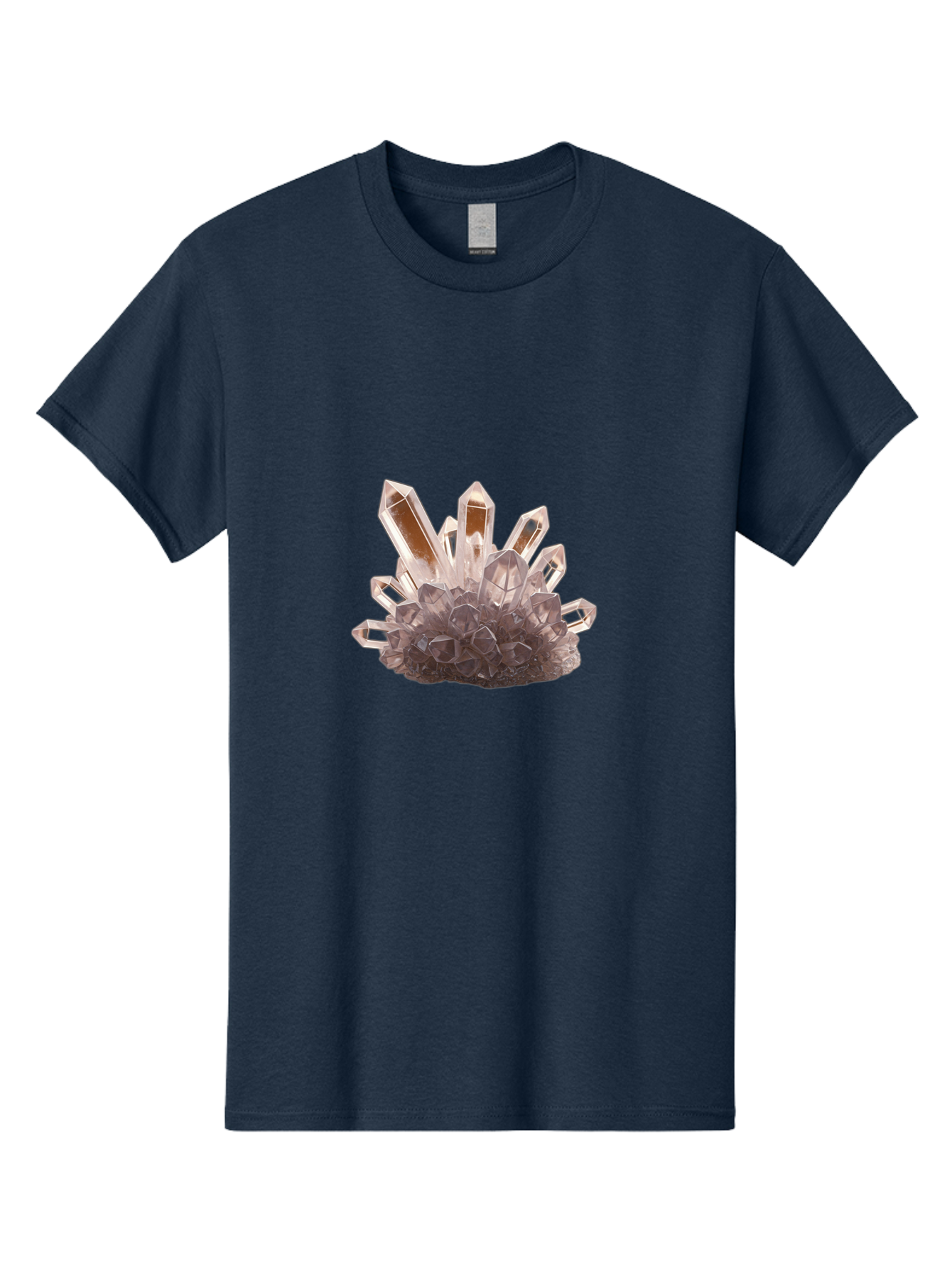 Crystal-Cluster-5 Men'S Graphic Tee, 100% Cotton, Comfortable Casual Summer Wear, Machine Washable, Vintage Camera, Old Camera, Antique Camera, Black Camera, Classic Photography, Photography Equipment, Nostalgic Device, Film Camera, Camera Art Bak369