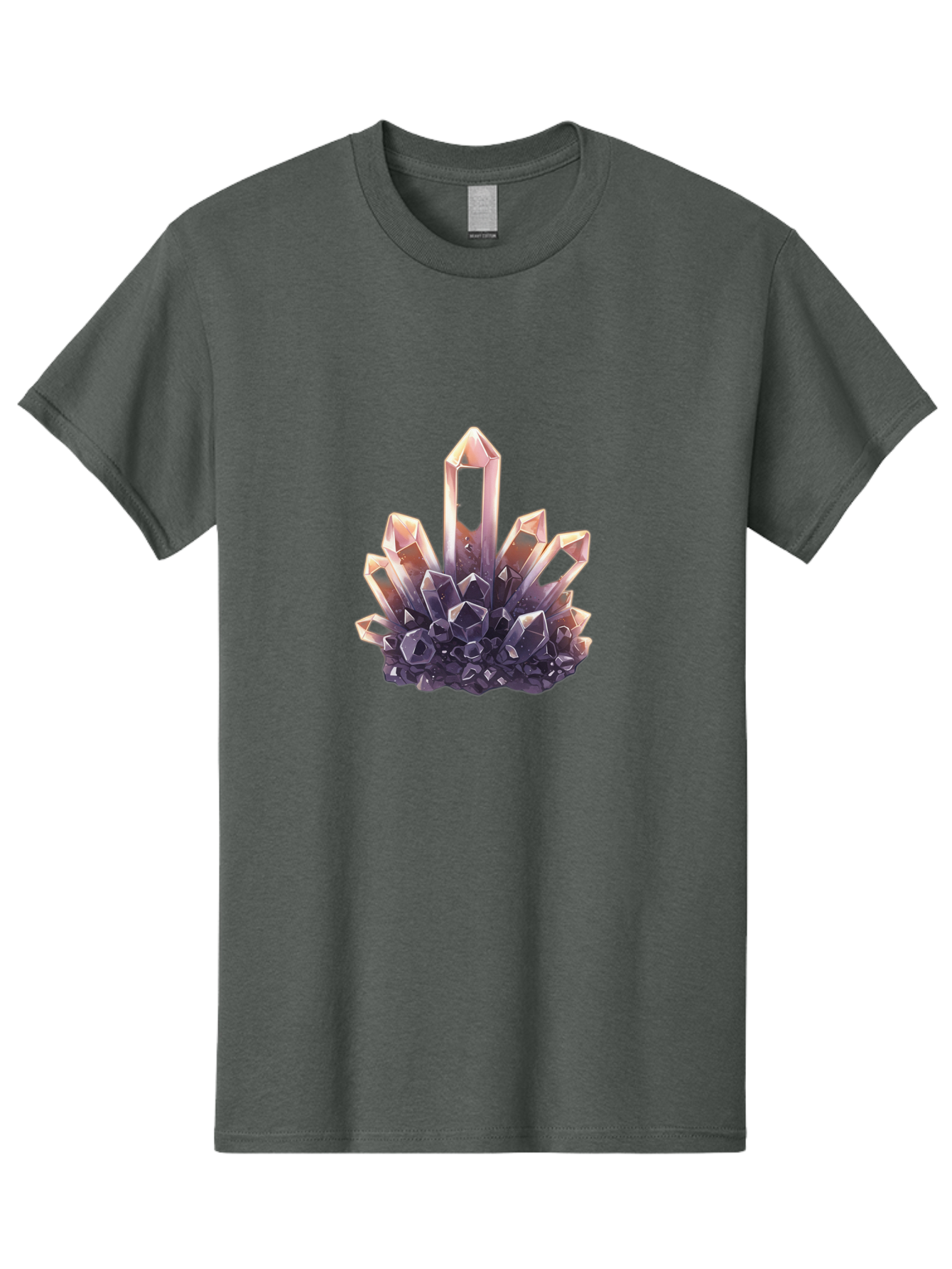 Crystal-Cluster-6 Men'S Graphic Tee, 100% Cotton, Comfortable Casual Summer Wear, Machine Washable, Vintage Camera, Old Camera, Antique Camera, Black Camera, Classic Photography, Photography Equipment, Nostalgic Device, Film Camera, Camera Art Bak370