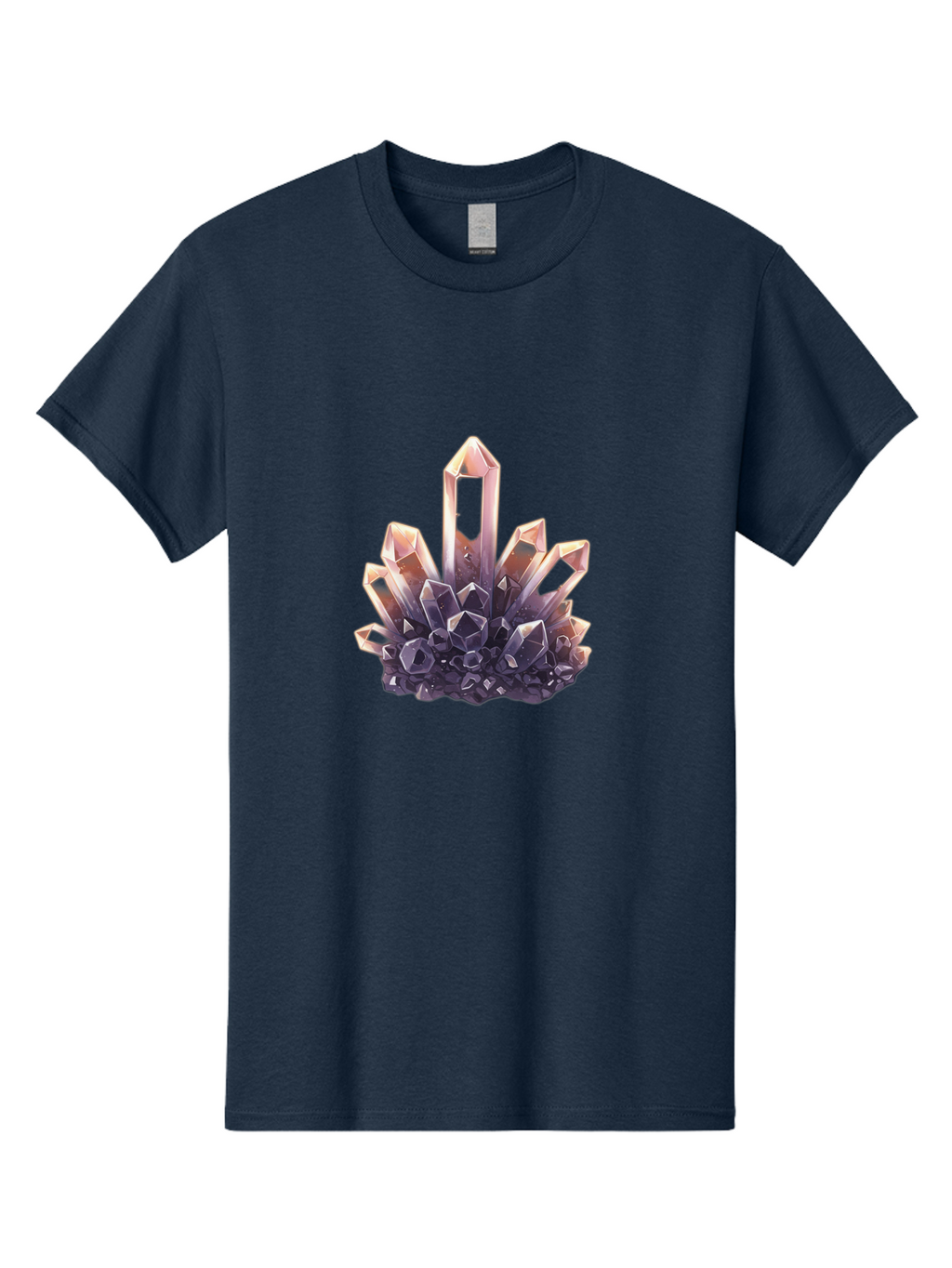 Crystal-Cluster-6 Men'S Graphic Tee, 100% Cotton, Comfortable Casual Summer Wear, Machine Washable, Vintage Camera, Old Camera, Antique Camera, Black Camera, Classic Photography, Photography Equipment, Nostalgic Device, Film Camera, Camera Art Bak370