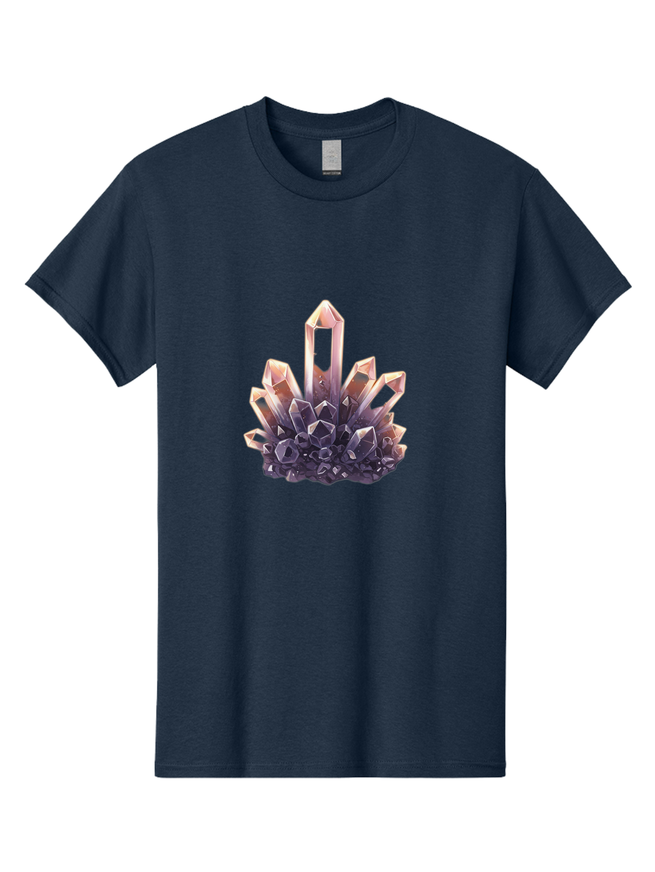 Crystal-Cluster-6 Men'S Graphic Tee, 100% Cotton, Comfortable Casual Summer Wear, Machine Washable, Vintage Camera, Old Camera, Antique Camera, Black Camera, Classic Photography, Photography Equipment, Nostalgic Device, Film Camera, Camera Art Bak370