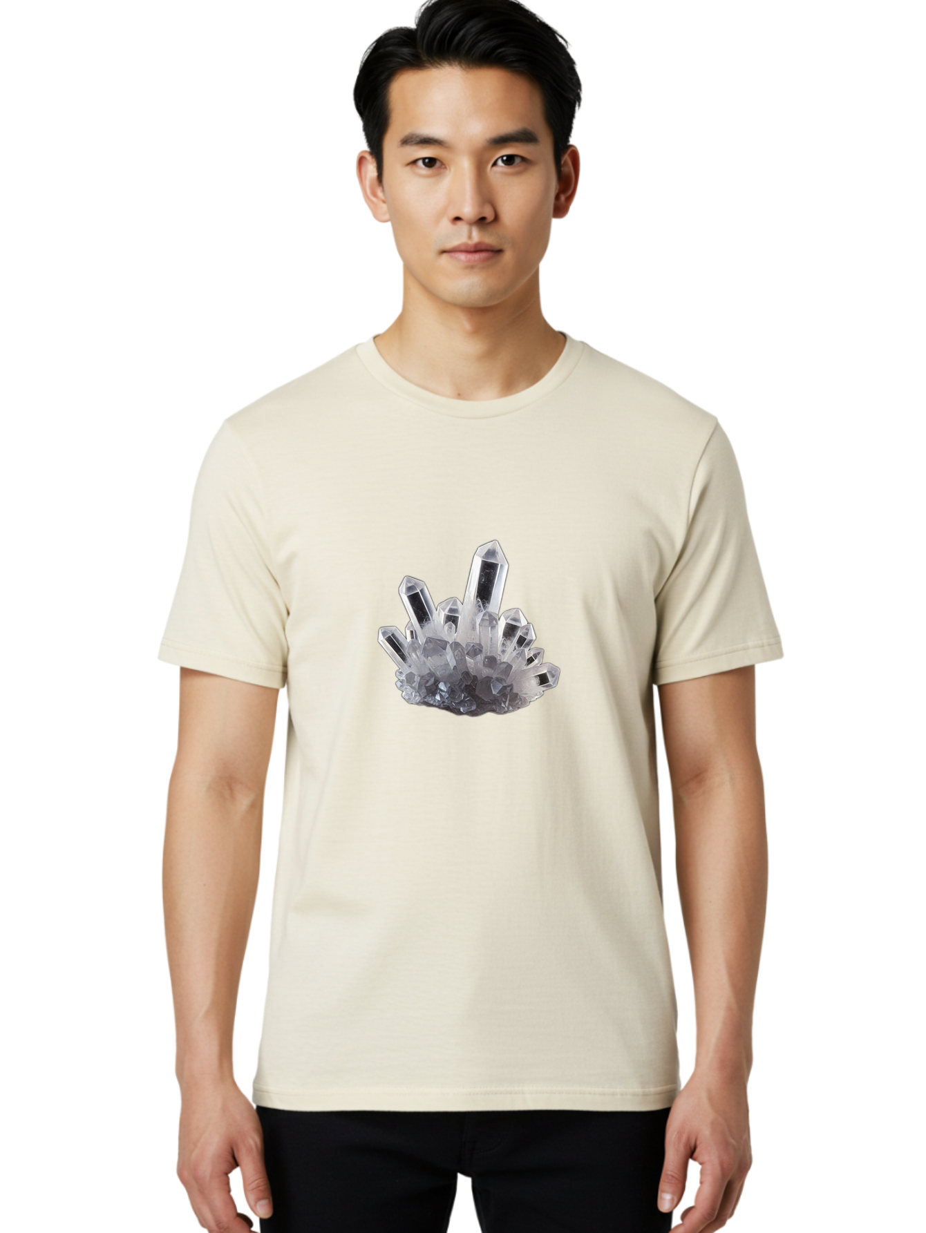 Crystal-Cluster Men'S Graphic Tee, 100% Cotton, Comfortable Casual Summer Wear, Machine Washable, Vintage Camera, Old Camera, Antique Camera, Black Camera, Classic Photography, Photography Equipment, Nostalgic Device, Film Camera, Camera Art Bak375