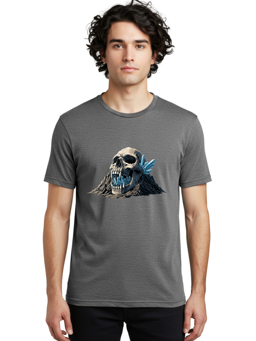 Crystal-Skull Men'S Graphic Tee, 100% Cotton, Comfortable Casual Summer Wear, Machine Washable, Vintage Camera, Old Camera, Antique Camera, Black Camera, Classic Photography, Photography Equipment, Nostalgic Device, Film Camera, Camera Art Bak376