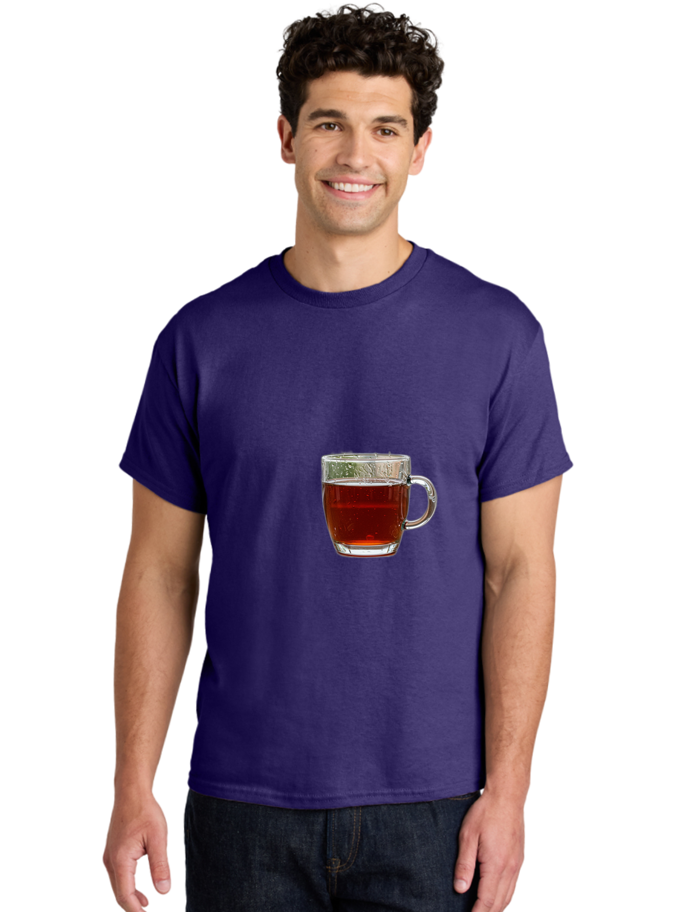 Cup-Of-Tea Men'S Graphic Tee, 100% Cotton, Comfortable Casual Summer Wear, Machine Washable, Vintage Camera, Old Camera, Antique Camera, Black Camera, Classic Photography, Photography Equipment, Nostalgic Device, Film Camera, Camera Art Bak379