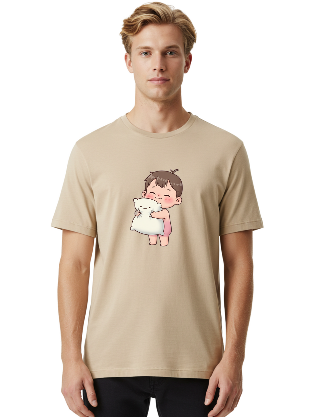 Cute-Boy-Hugging-Cat Men'S Graphic Tee, 100% Cotton, Comfortable Casual Summer Wear, Machine Washable, Vintage Camera, Old Camera, Antique Camera, Black Camera, Classic Photography, Photography Equipment, Nostalgic Device, Film Camera, Bak381