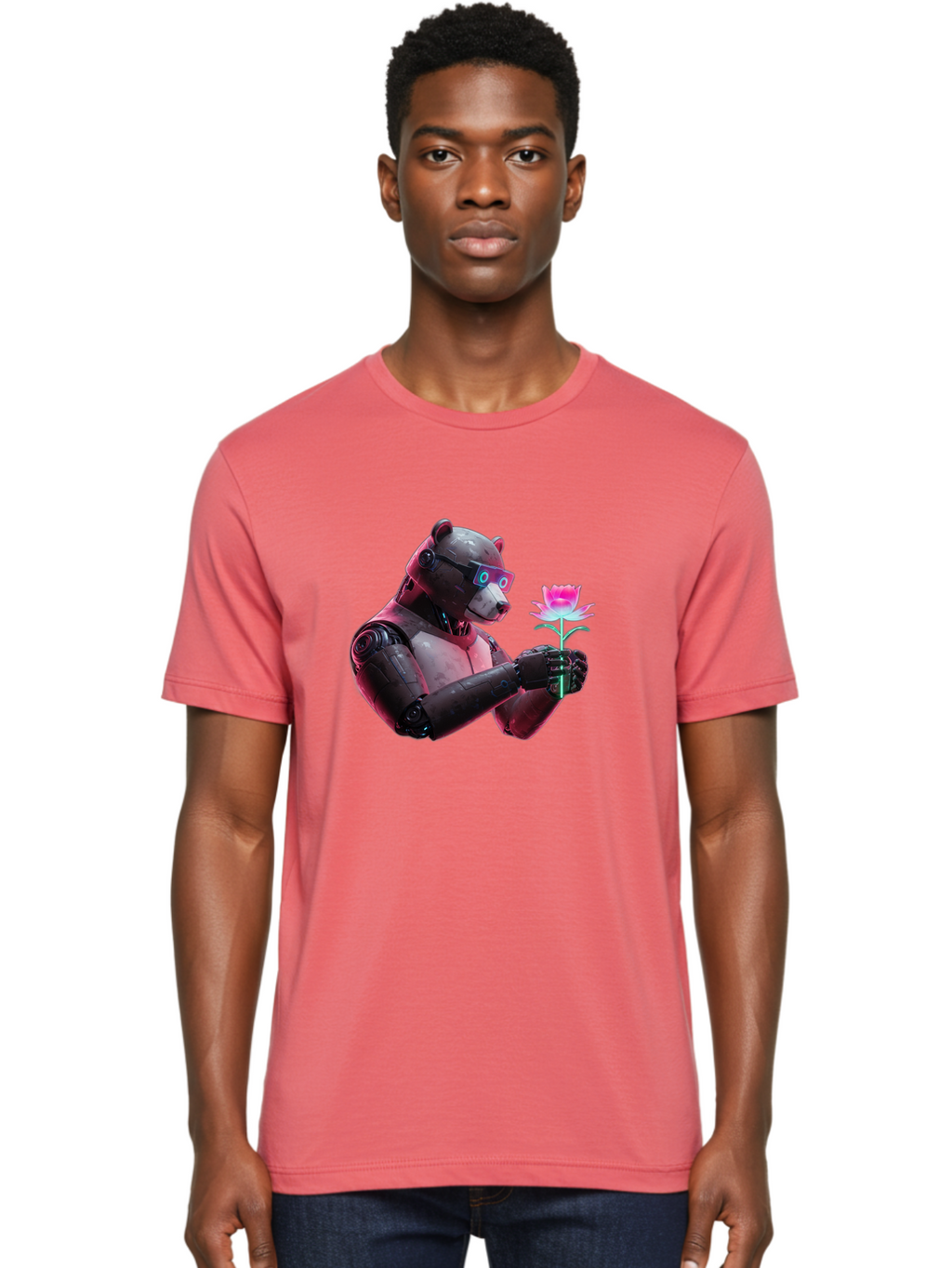 Cyber-Bear Men'S Graphic Tee, 100% Cotton, Comfortable Casual Summer Wear, Machine Washable, Vintage Camera, Old Camera, Antique Camera, Black Camera, Classic Photography, Photography Equipment, Nostalgic Device, Film Camera, Camera Art Bak386