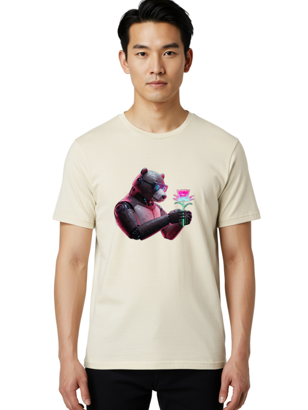 Cyber-Bear Men'S Graphic Tee, 100% Cotton, Comfortable Casual Summer Wear, Machine Washable, Vintage Camera, Old Camera, Antique Camera, Black Camera, Classic Photography, Photography Equipment, Nostalgic Device, Film Camera, Camera Art Bak386