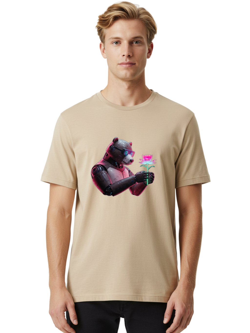 Cyber-Bear Men'S Graphic Tee, 100% Cotton, Comfortable Casual Summer Wear, Machine Washable, Vintage Camera, Old Camera, Antique Camera, Black Camera, Classic Photography, Photography Equipment, Nostalgic Device, Film Camera, Camera Art Bak386