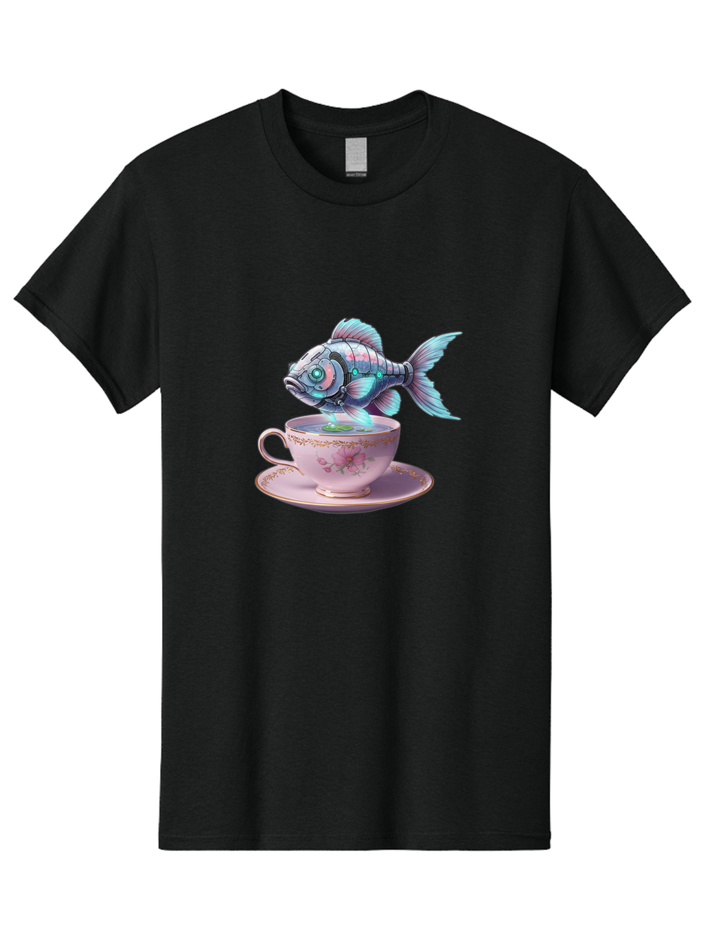 Cyber-Fish Men'S Graphic Tee, 100% Cotton, Comfortable Casual Summer Wear, Machine Washable, Vintage Camera, Old Camera, Antique Camera, Black Camera, Classic Photography, Photography Equipment, Nostalgic Device, Film Camera, Camera Art Bak387