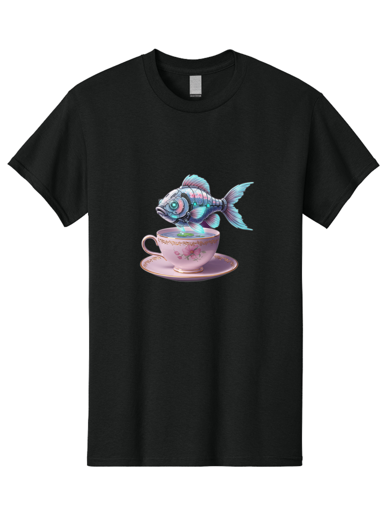 Cyber-Fish Men'S Graphic Tee, 100% Cotton, Comfortable Casual Summer Wear, Machine Washable, Vintage Camera, Old Camera, Antique Camera, Black Camera, Classic Photography, Photography Equipment, Nostalgic Device, Film Camera, Camera Art Bak387