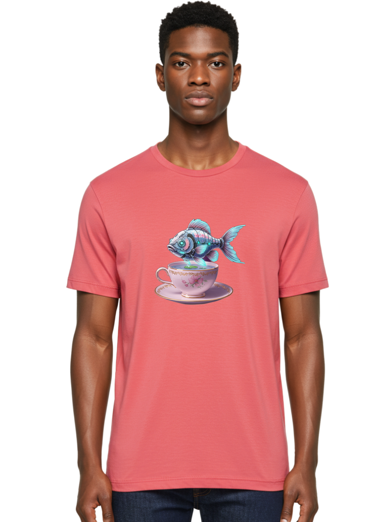 Cyber-Fish Men'S Graphic Tee, 100% Cotton, Comfortable Casual Summer Wear, Machine Washable, Vintage Camera, Old Camera, Antique Camera, Black Camera, Classic Photography, Photography Equipment, Nostalgic Device, Film Camera, Camera Art Bak387