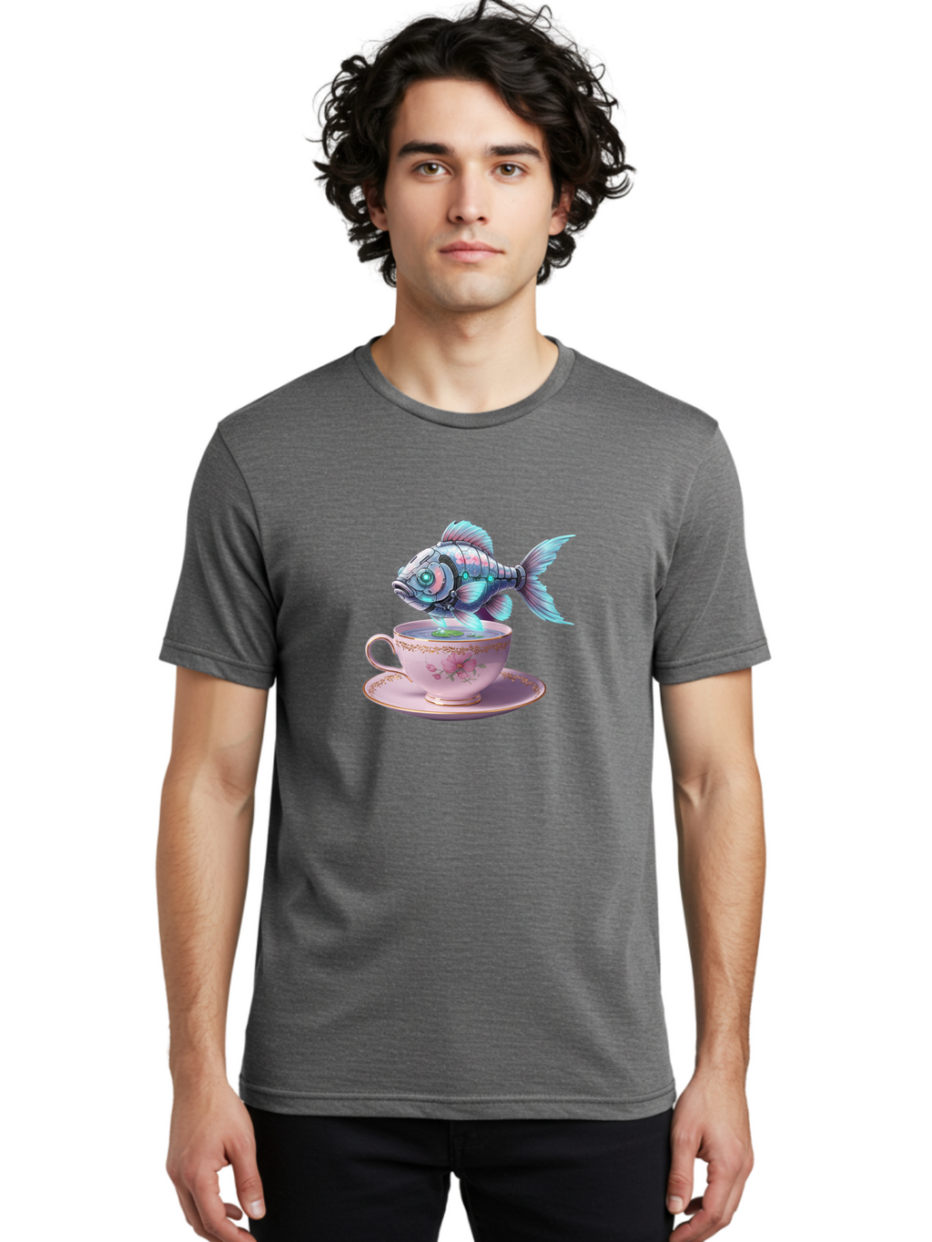Cyber-Fish Men'S Graphic Tee, 100% Cotton, Comfortable Casual Summer Wear, Machine Washable, Vintage Camera, Old Camera, Antique Camera, Black Camera, Classic Photography, Photography Equipment, Nostalgic Device, Film Camera, Camera Art Bak387