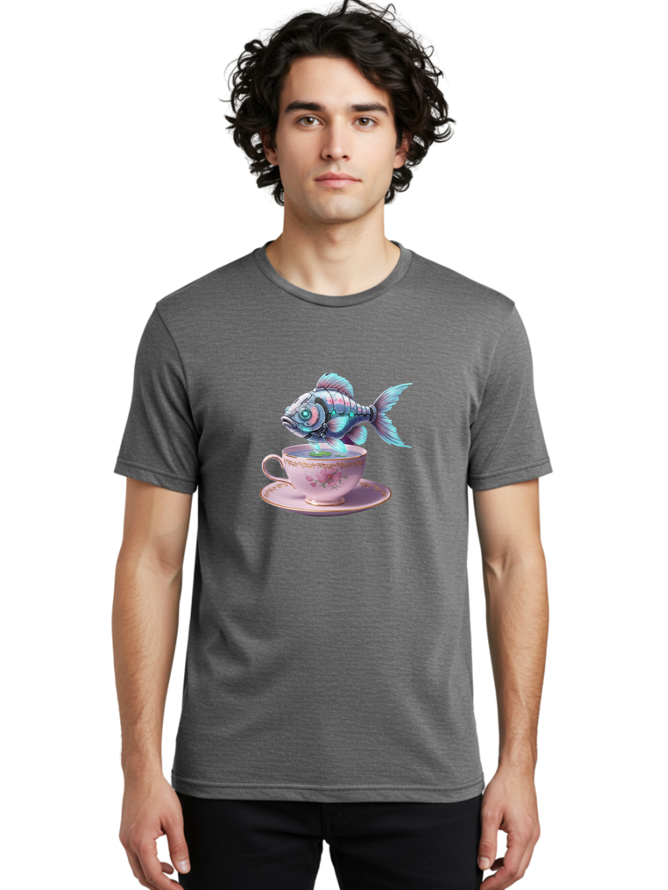 Cyber-Fish Men'S Graphic Tee, 100% Cotton, Comfortable Casual Summer Wear, Machine Washable, Vintage Camera, Old Camera, Antique Camera, Black Camera, Classic Photography, Photography Equipment, Nostalgic Device, Film Camera, Camera Art Bak387