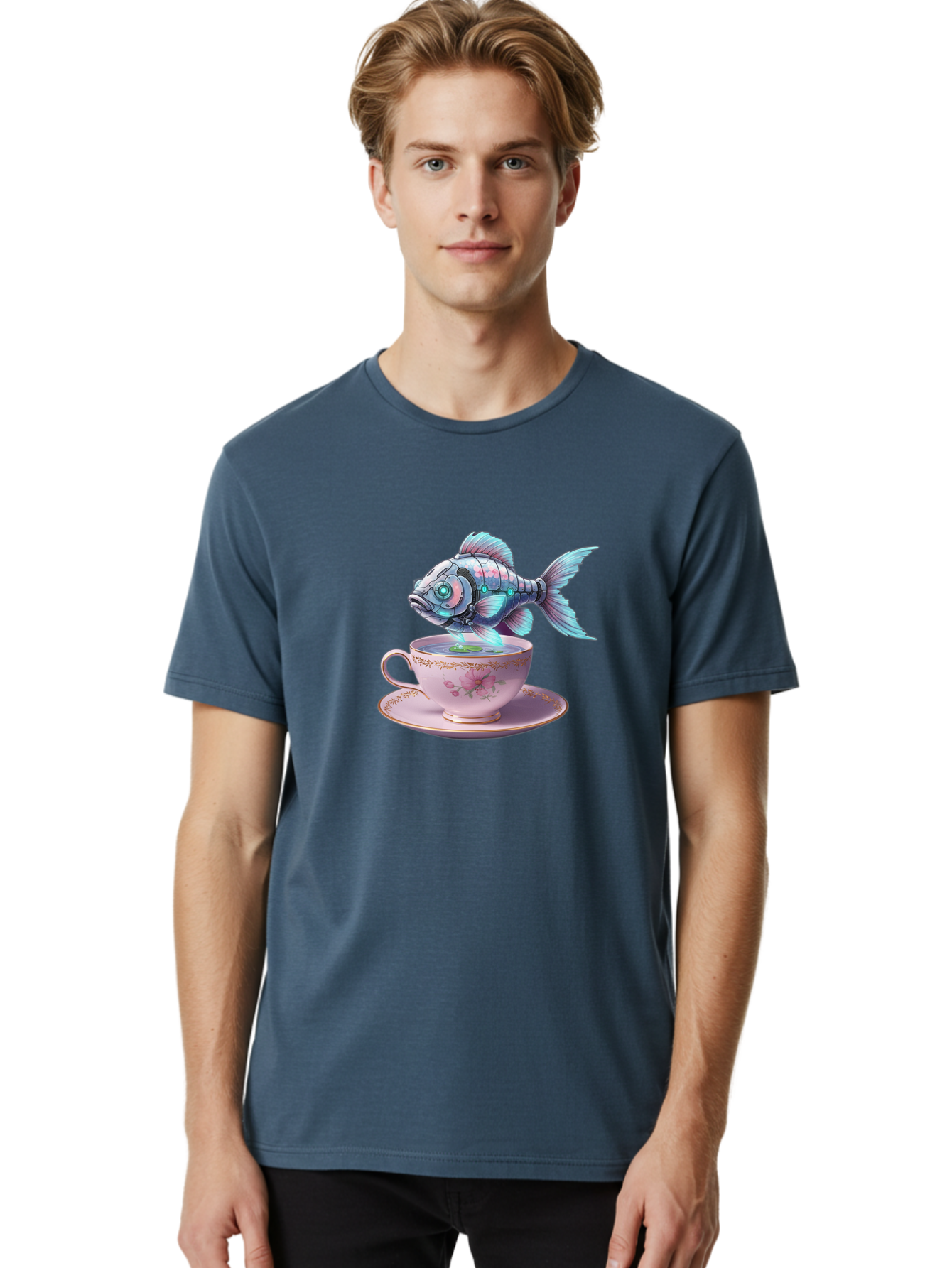 Cyber-Fish Men'S Graphic Tee, 100% Cotton, Comfortable Casual Summer Wear, Machine Washable, Vintage Camera, Old Camera, Antique Camera, Black Camera, Classic Photography, Photography Equipment, Nostalgic Device, Film Camera, Camera Art Bak387