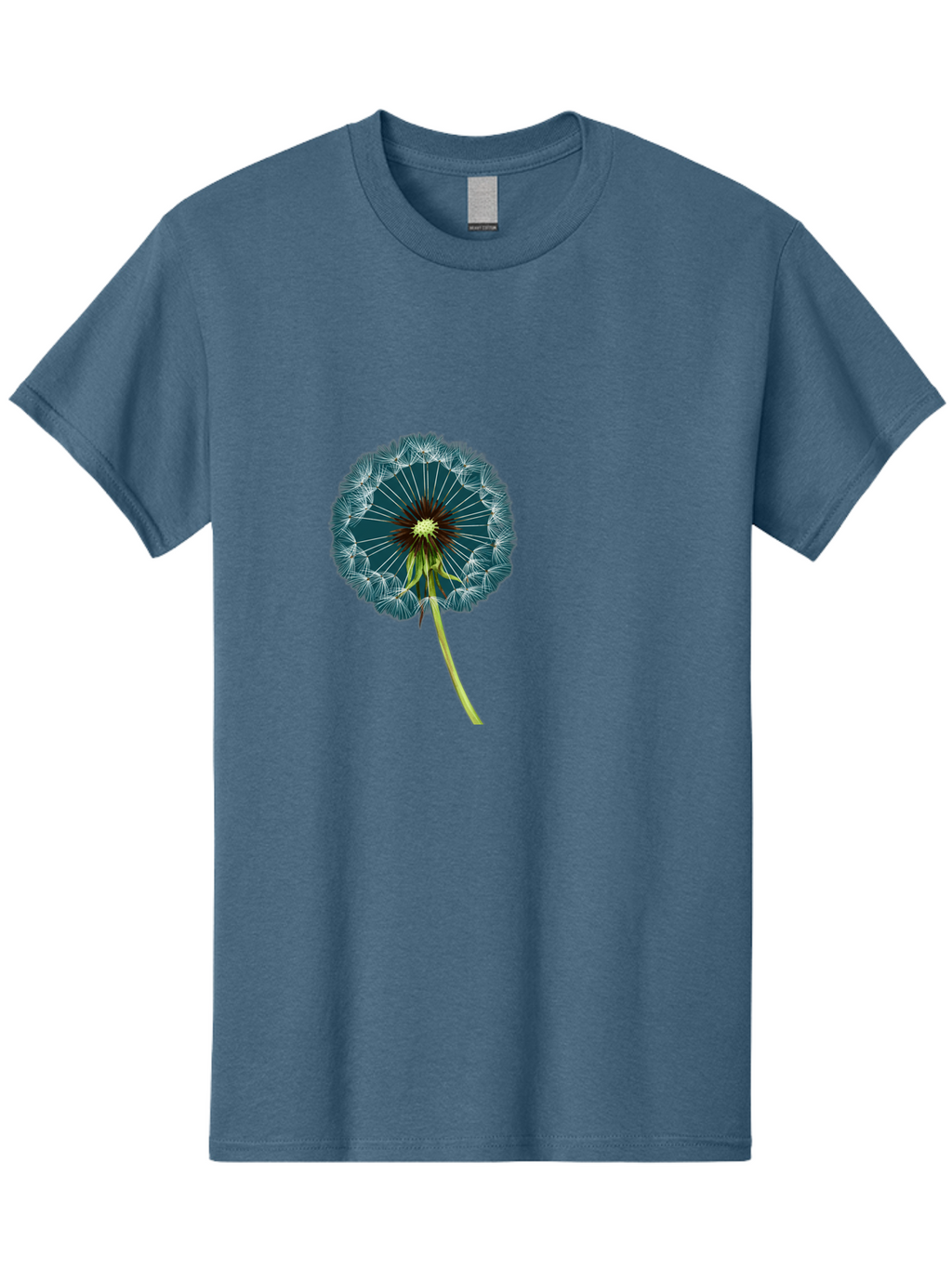 Dandelion-Seedhead-1 Men'S Graphic Tee, 100% Cotton, Comfortable Casual Summer Wear, Machine Washable, Vintage Camera, Old Camera, Antique Camera, Black Camera, Classic Photography, Photography Equipment, Nostalgic Device, Film Camera, Bak398