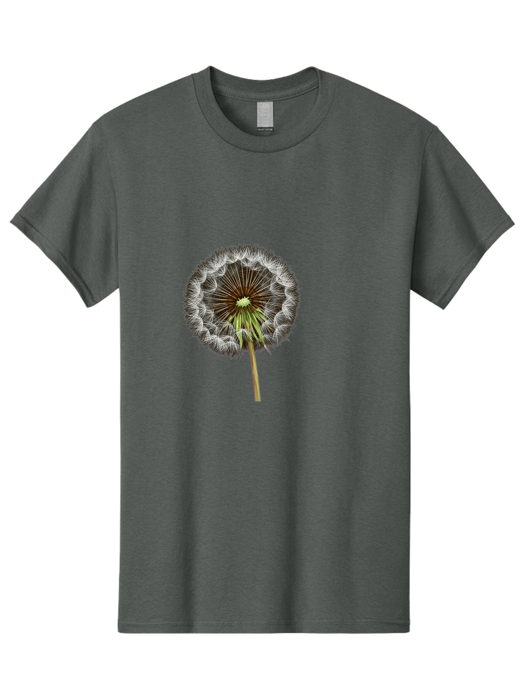 Dandelion-Seedhead Men'S Graphic Tee, 100% Cotton, Comfortable Casual Summer Wear, Machine Washable, Vintage Camera, Old Camera, Antique Camera, Black Camera, Classic Photography, Photography Equipment, Nostalgic Device, Film Camera, Bak399