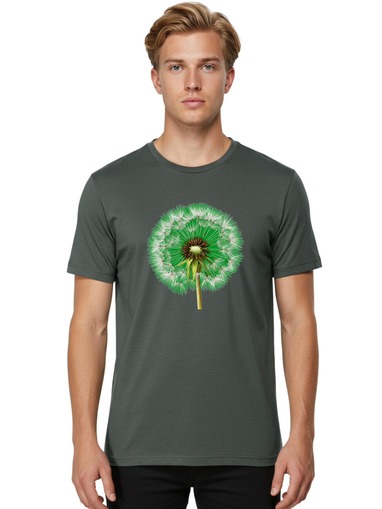 Dandelion Men'S Graphic Tee, 100% Cotton, Comfortable Casual Summer Wear, Machine Washable, Vintage Camera, Old Camera, Antique Camera, Black Camera, Classic Photography, Photography Equipment, Nostalgic Device, Film Camera, Camera Art Bak400