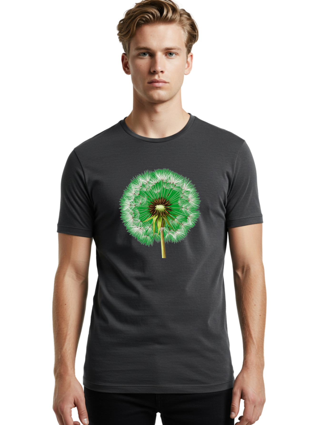 Dandelion Men'S Graphic Tee, 100% Cotton, Comfortable Casual Summer Wear, Machine Washable, Vintage Camera, Old Camera, Antique Camera, Black Camera, Classic Photography, Photography Equipment, Nostalgic Device, Film Camera, Camera Art Bak400