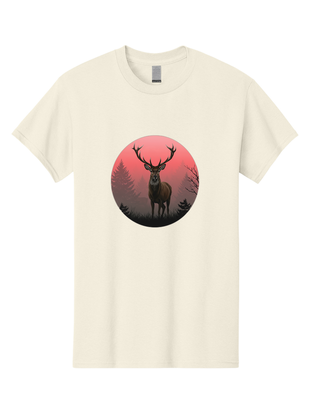 Deer-In-Forest Men'S Graphic Tee, 100% Cotton, Comfortable Casual Summer Wear, Machine Washable, Vintage Camera, Old Camera, Antique Camera, Black Camera, Classic Photography, Photography Equipment, Nostalgic Device, Film Camera, Camera Art Bak402