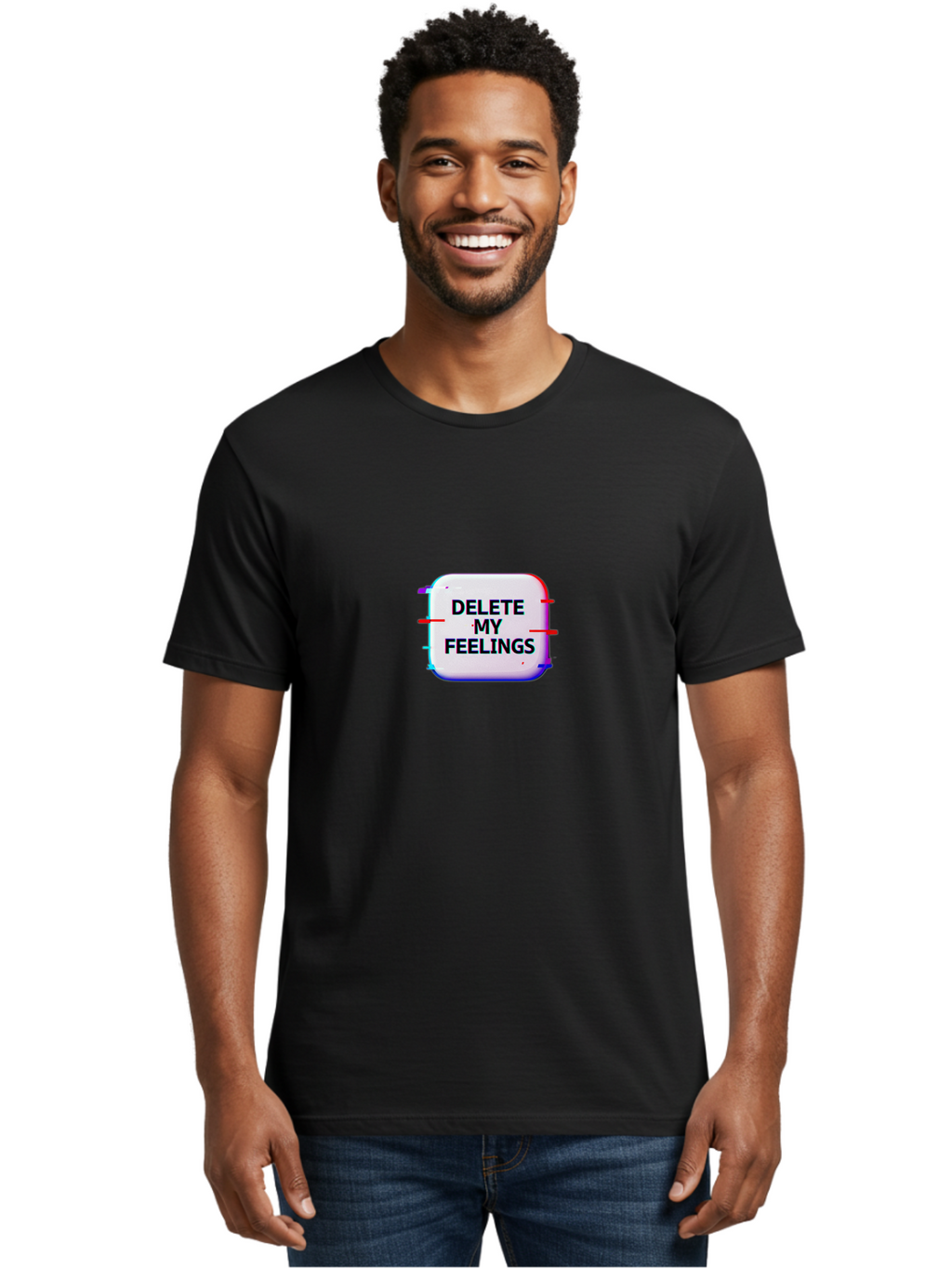 Delete-My-Feelings-2 Men'S Graphic Tee, 100% Cotton, Comfortable Casual Summer Wear, Machine Washable, Vintage Camera, Old Camera, Antique Camera, Black Camera, Classic Photography, Photography Equipment, Nostalgic Device, Film Camera, Bak405