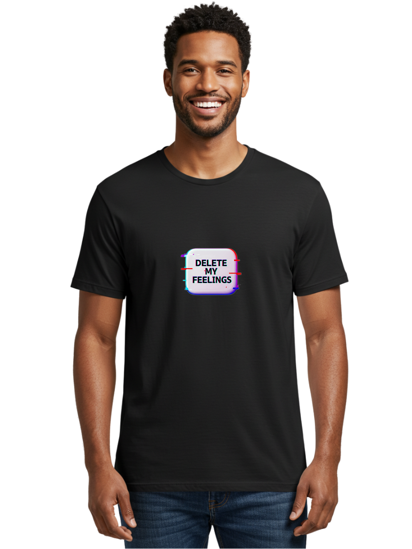 Delete-My-Feelings-2 Men'S Graphic Tee, 100% Cotton, Comfortable Casual Summer Wear, Machine Washable, Vintage Camera, Old Camera, Antique Camera, Black Camera, Classic Photography, Photography Equipment, Nostalgic Device, Film Camera, Bak405