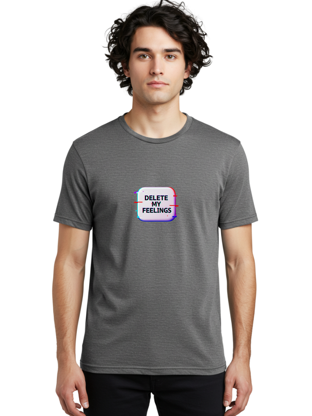 Delete-My-Feelings-2 Men'S Graphic Tee, 100% Cotton, Comfortable Casual Summer Wear, Machine Washable, Vintage Camera, Old Camera, Antique Camera, Black Camera, Classic Photography, Photography Equipment, Nostalgic Device, Film Camera, Bak405