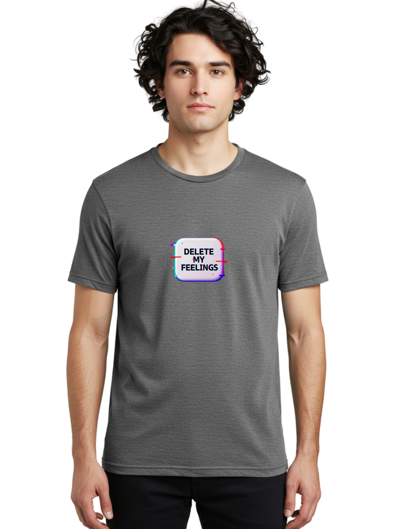 Delete-My-Feelings-2 Men'S Graphic Tee, 100% Cotton, Comfortable Casual Summer Wear, Machine Washable, Vintage Camera, Old Camera, Antique Camera, Black Camera, Classic Photography, Photography Equipment, Nostalgic Device, Film Camera, Bak405