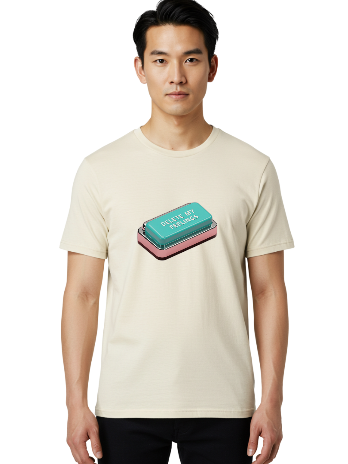Delete-My-Feelings Men'S Graphic Tee, 100% Cotton, Comfortable Casual Summer Wear, Machine Washable, Vintage Camera, Old Camera, Antique Camera, Black Camera, Classic Photography, Photography Equipment, Nostalgic Device, Film Camera, Bak406